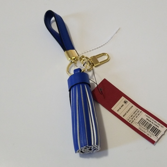 Merona Accessories - •Merona Bright Blue Tassel Keychain•